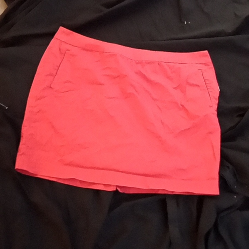 LL Bean Coral Skirt size 18